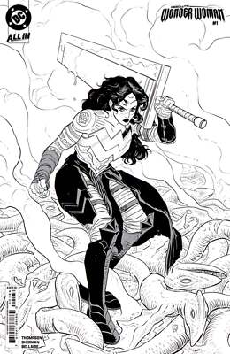 ABSOLUTE WONDER WOMAN #1 2ND PRT CVR D 1:25 HAYDEN SHERMAN INKS PRESALE  11/27