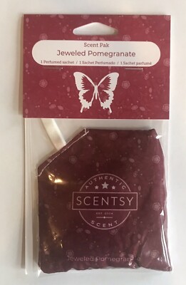 Scentsy Scent Pak Jeweled Pomegranate Red Authentic New Sealed