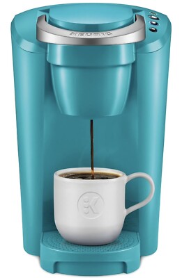 Keurig K-Compact Single-Serve K-Cup Pod Coffee Maker, turquoise Open Box