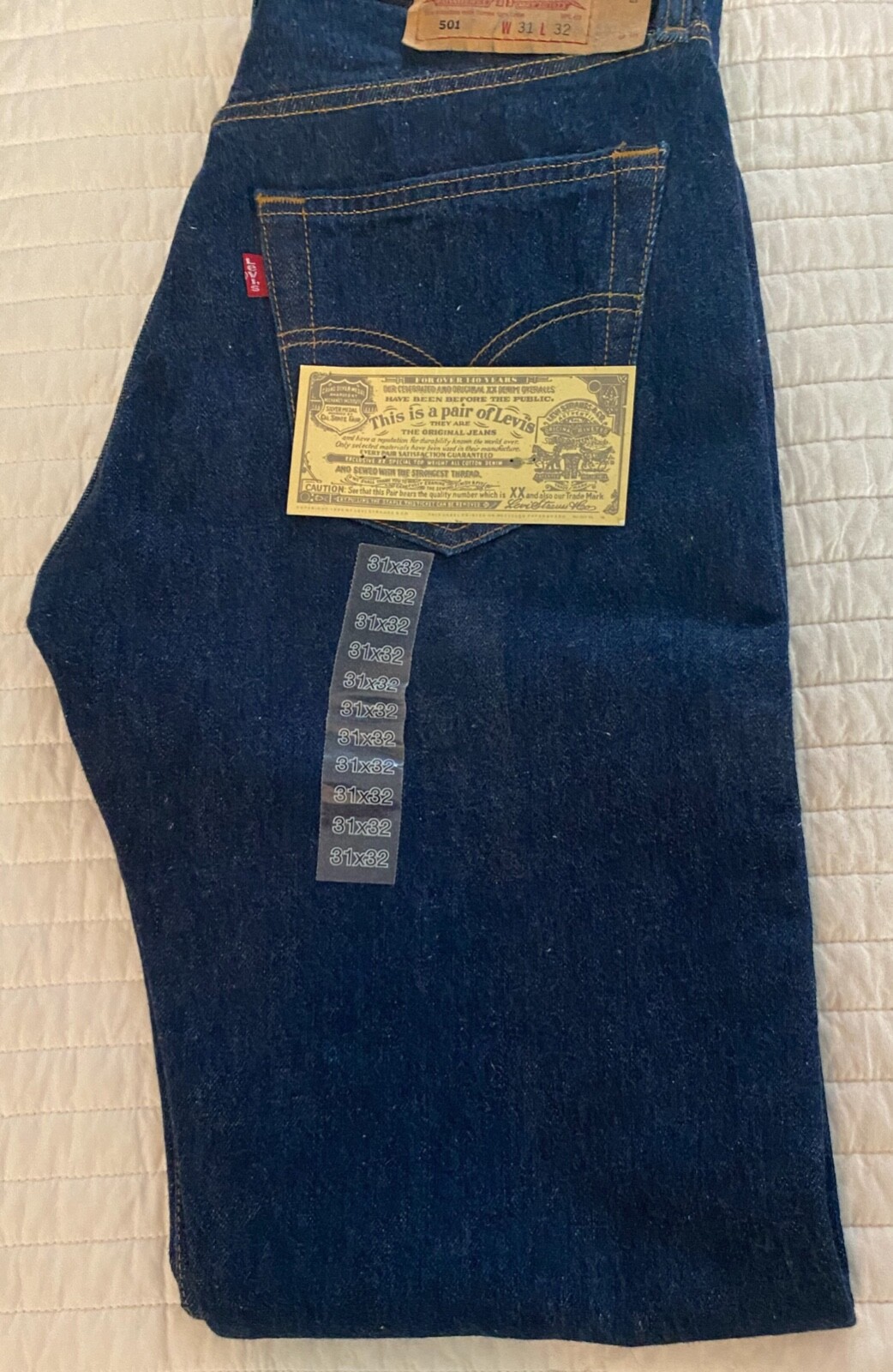 ★新品 リーバイス 501 '93 メキシコ製 ヴィンテージ加工 極太 W42 ☆新品 リーバイス 501 ´93 エジプト製 ヴィンテージ加工 極太 W42