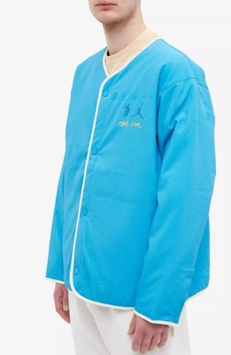 ($300 Retail) Size L - Nike Air Jordan x Union M J Liner Jacket Blue DJ9518-482