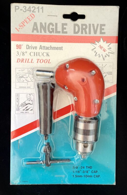 90-Degree Angle Drill Attachment 1-Speed  Angle Drive. Brand New