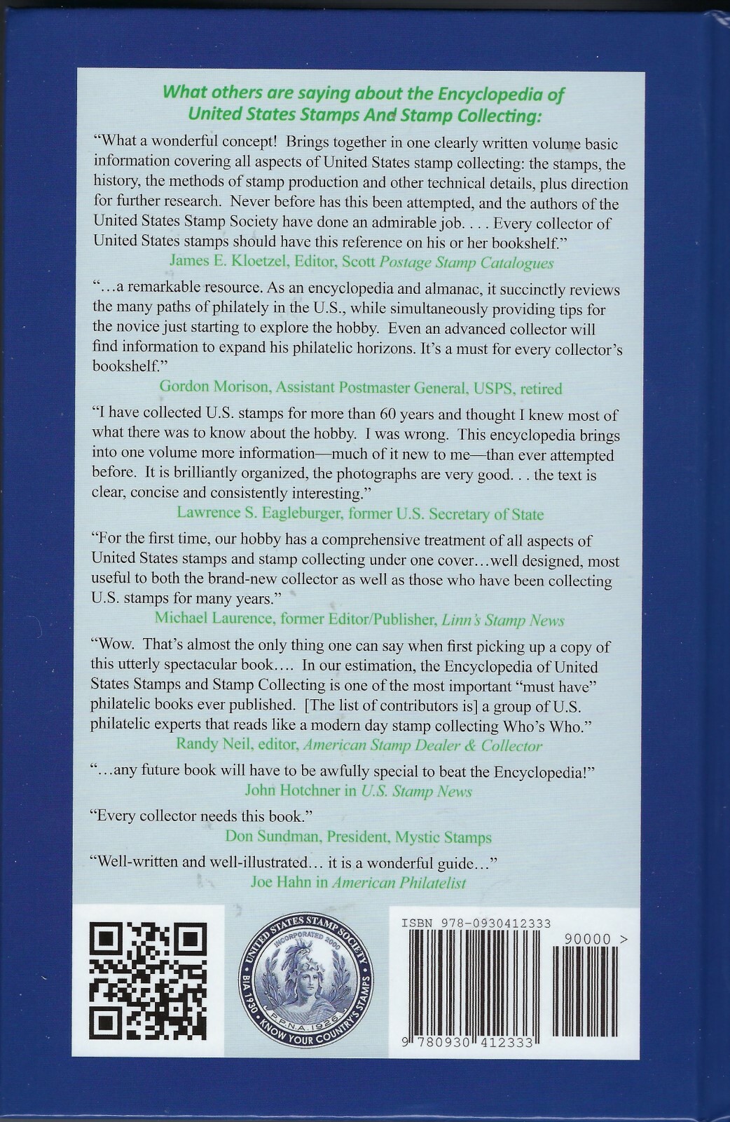 ENCYCLOPEDIA OF US & STAMP COLLECTING {SECOND EDITION} {HARDCOVER} 2016