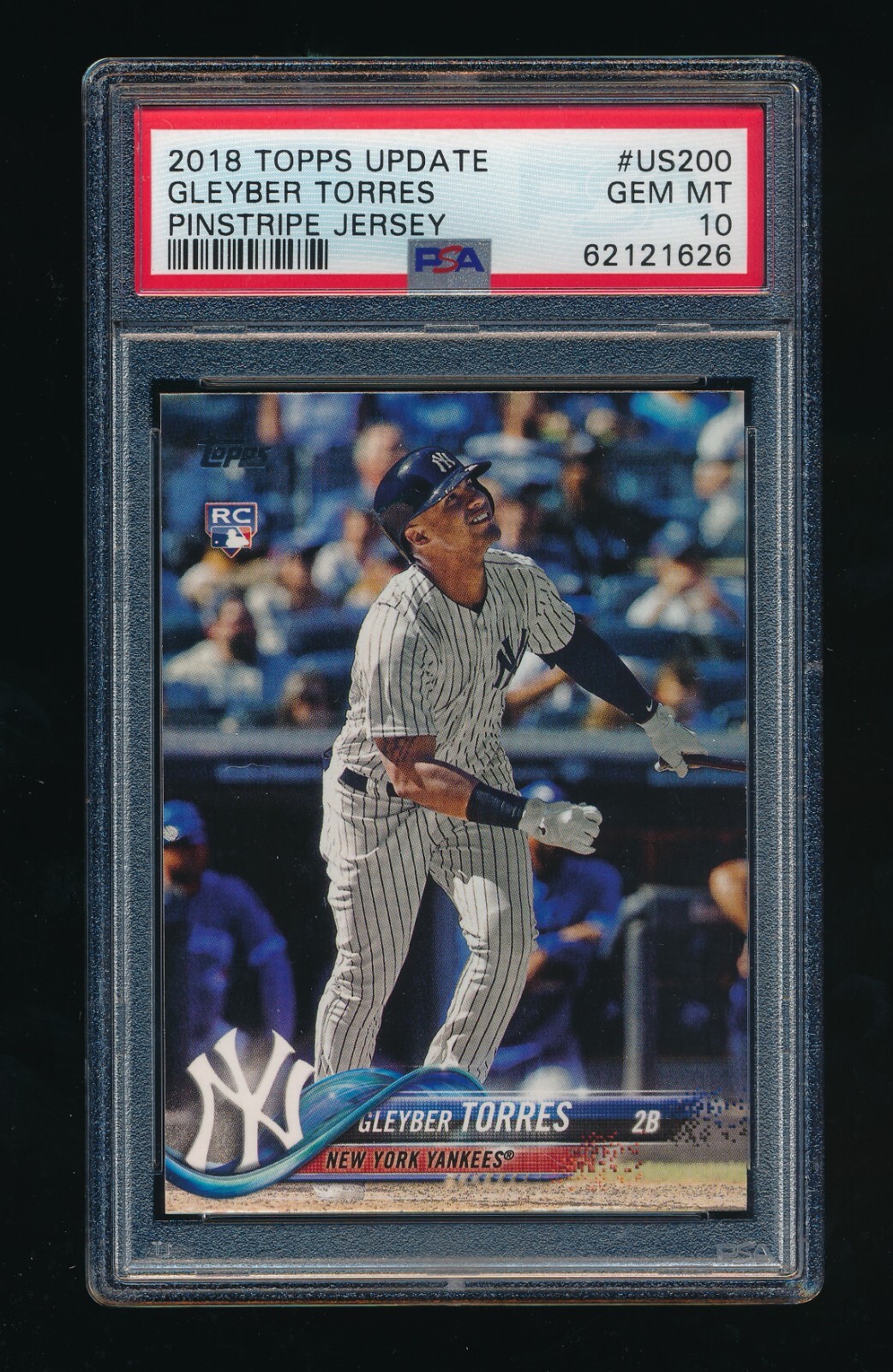その他 MLB Gleyber Torres Sapphire PSA 10 PSA 10 GLEYBER TORRES 2018 TOPPS UPDATE #US200 RC ROOKIE