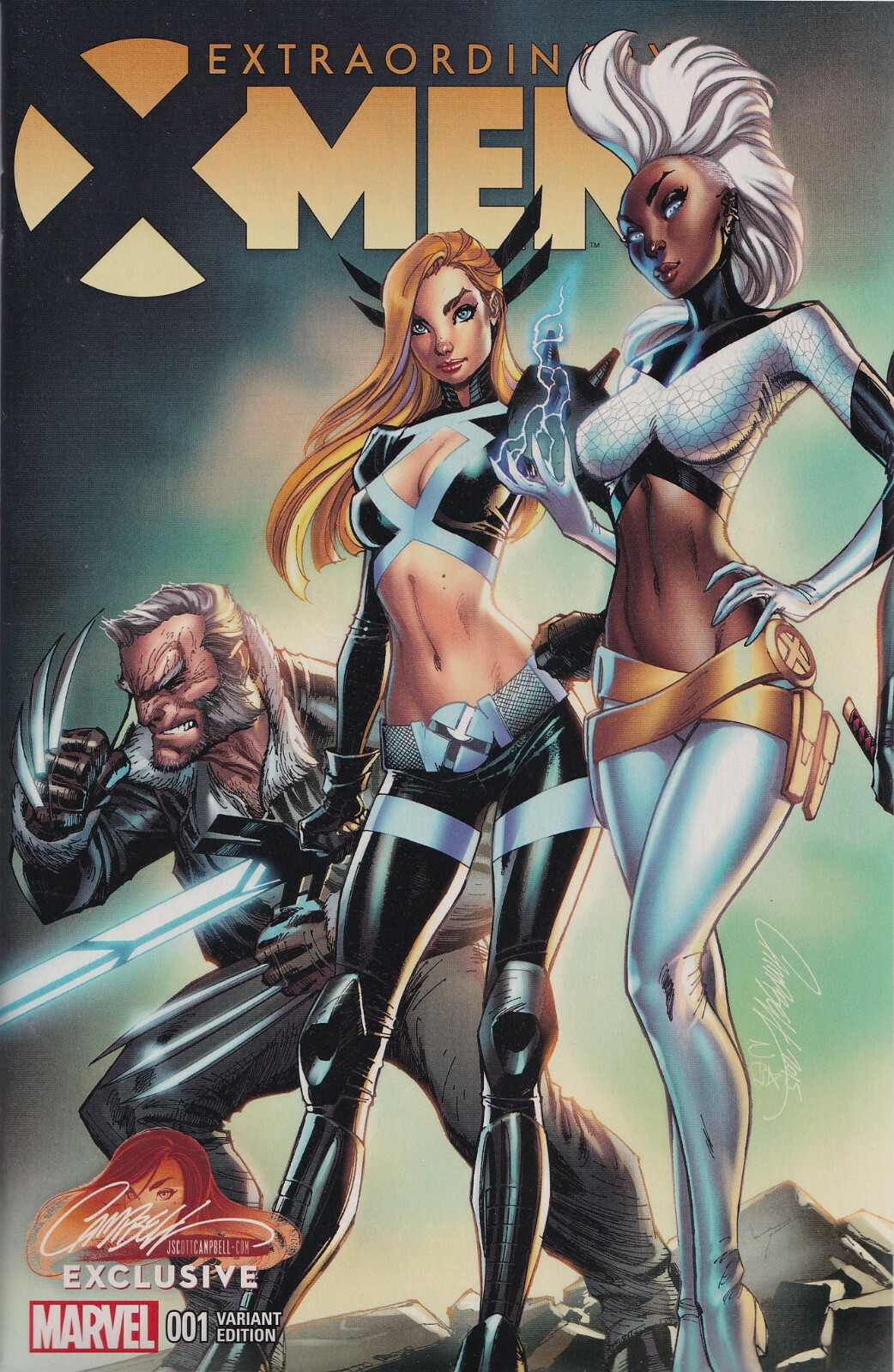 【アメコミ】X-men 1 J.Scott Campbell Midtown EXTRAORDINARY X-MEN #1 (J. SCOTT CAMPBELL EXCLUSIVE) COMIC