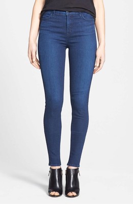 198 J Brand Maria High Rise Skinny Jeans Supreme Dark Wash 28