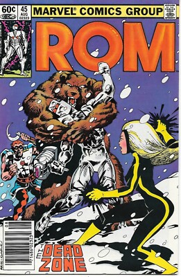 ROM SPACEKNIGHT #45 (1983) (VF-) - Soviet Super-Soldiers! (Newsstand Ed.)