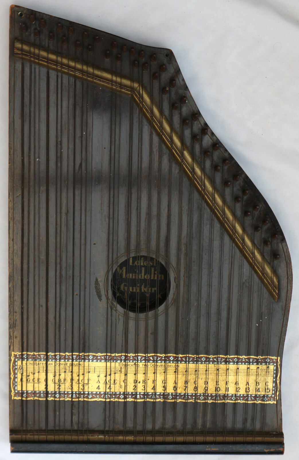 HARPELEIK ZITHER チター ツィター 旧東ドイツ製 アンティーク Antike Zither Harpeleik Zither 56x47x5 cm | eBay