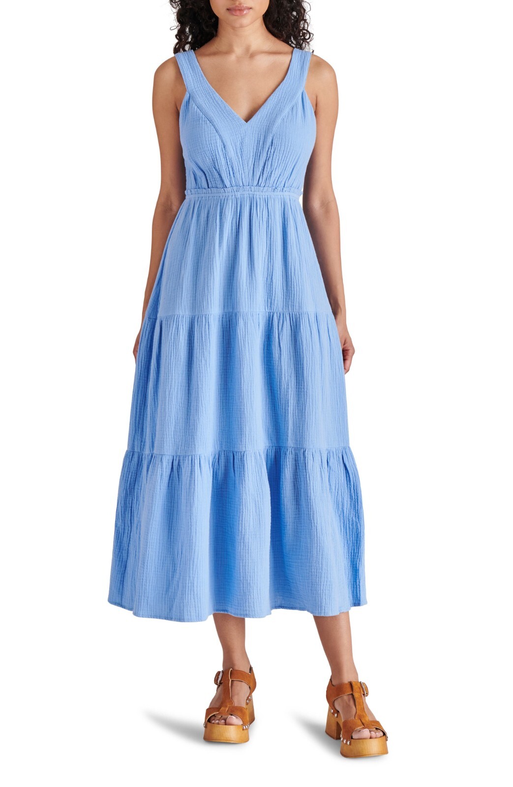 【Steve Madden】 アミラ ミディドレス（ティアード×コットン） $_57.JPG?set_id=880000500F