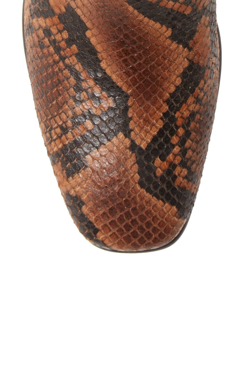Pre-owned Rag & Bone Nib-  Aslen Snakeskin Embossed Leather Boots, Golden Brown -36.5 / 6.5