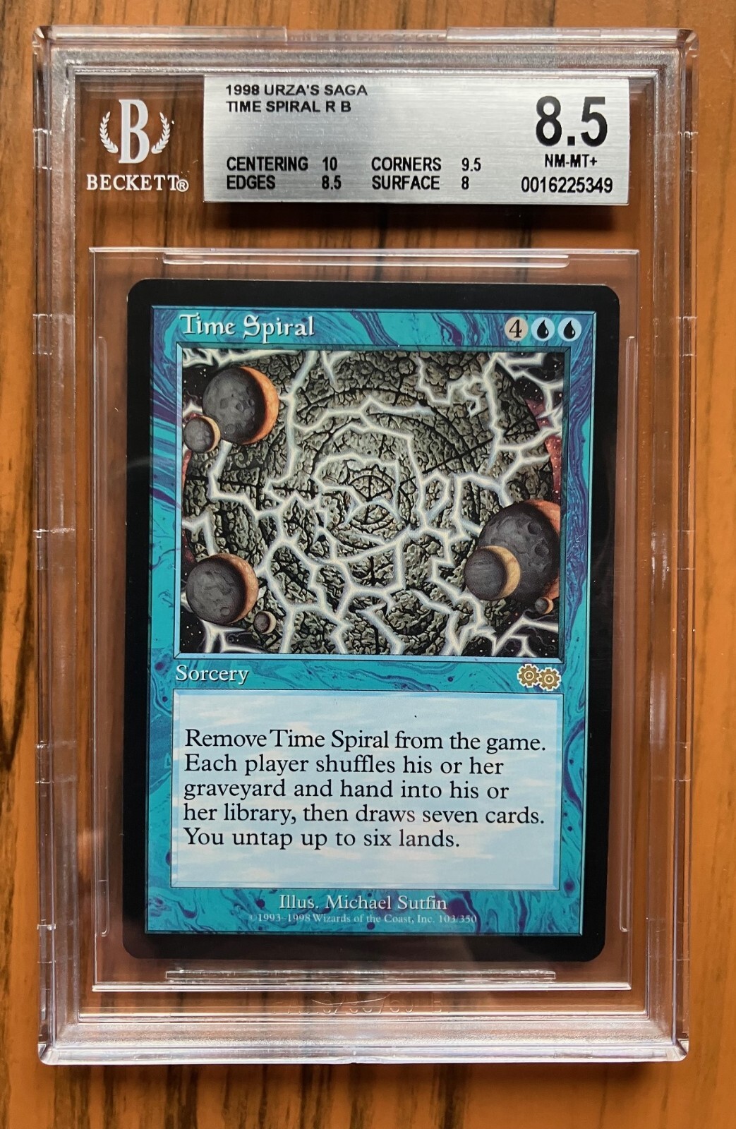 Time Spiral Urza's Saga MtG BGS 8.5 1998 (SUBS 10, 8.5, 9.5