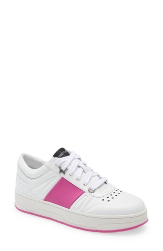 

Женские кроссовки Jimmy Choo из телячьей кожи Hawaii/F, цвет V, белый/фуксия EUR 39,5 США 9,5