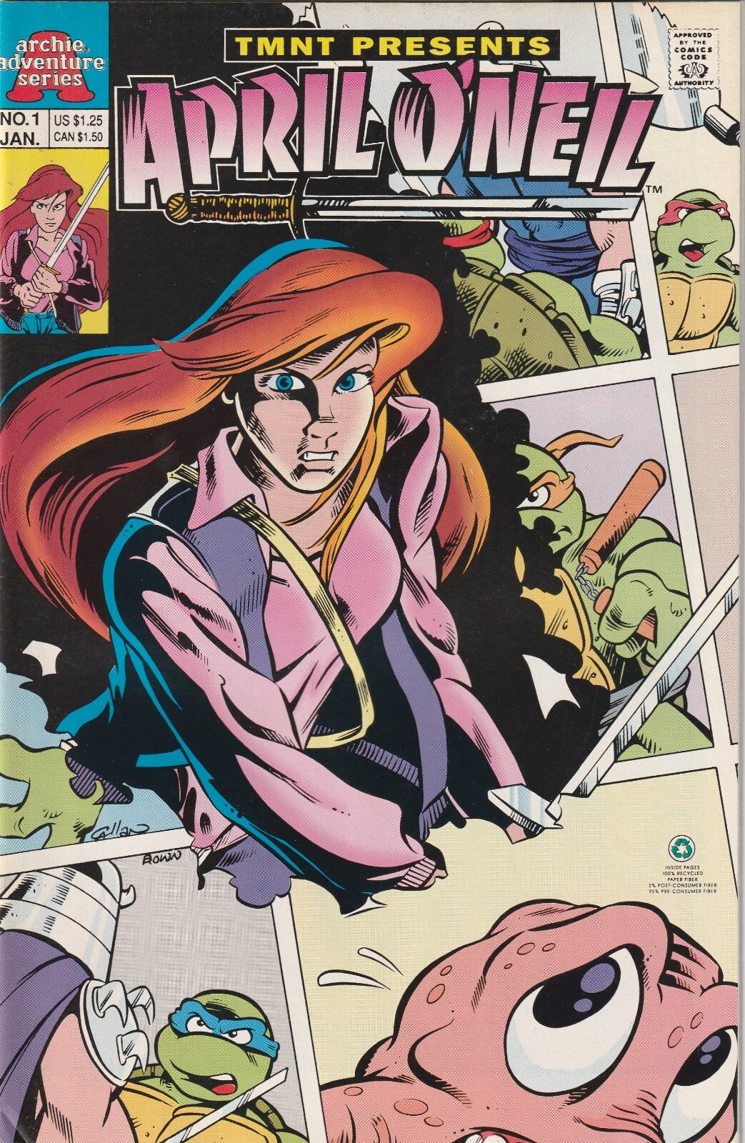 アメコミ Teenage Mutant NinjaTurtles April O'Neil TEENAGE MUTANT NINJA TURTLES PRESENTS APRIL O'NEIL #1