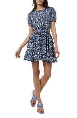 FRENCH CONNECTION Bethany Verona Crepe Cutout Minidress Size 8 # 10A 2108 NEW