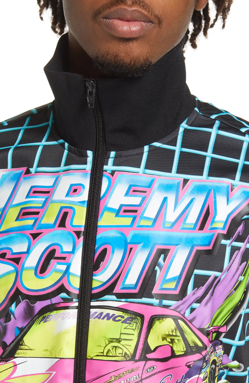 adidas originals JeremyScott 12ss ジャケット Adidas Jeremy Scott Js Crystals Track Top ObyO Jacket