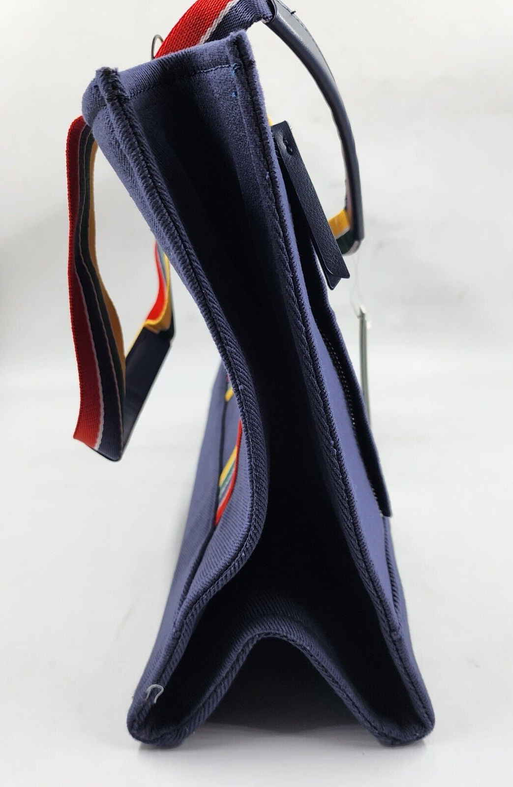 AQUA x Venus Williams Tote Bag Women's Blue Rainbow Removable Strap Zip Closure - Picture 8 of 16