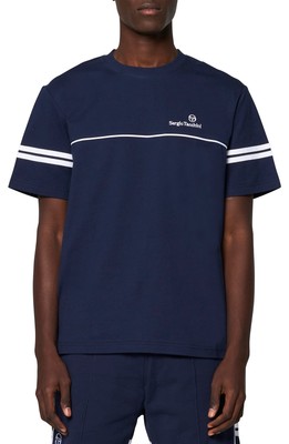 

Мужская футболка с коротким рукавом Sergio Tacchini Orion NVY-M, Maritime blue, T-Shirts
