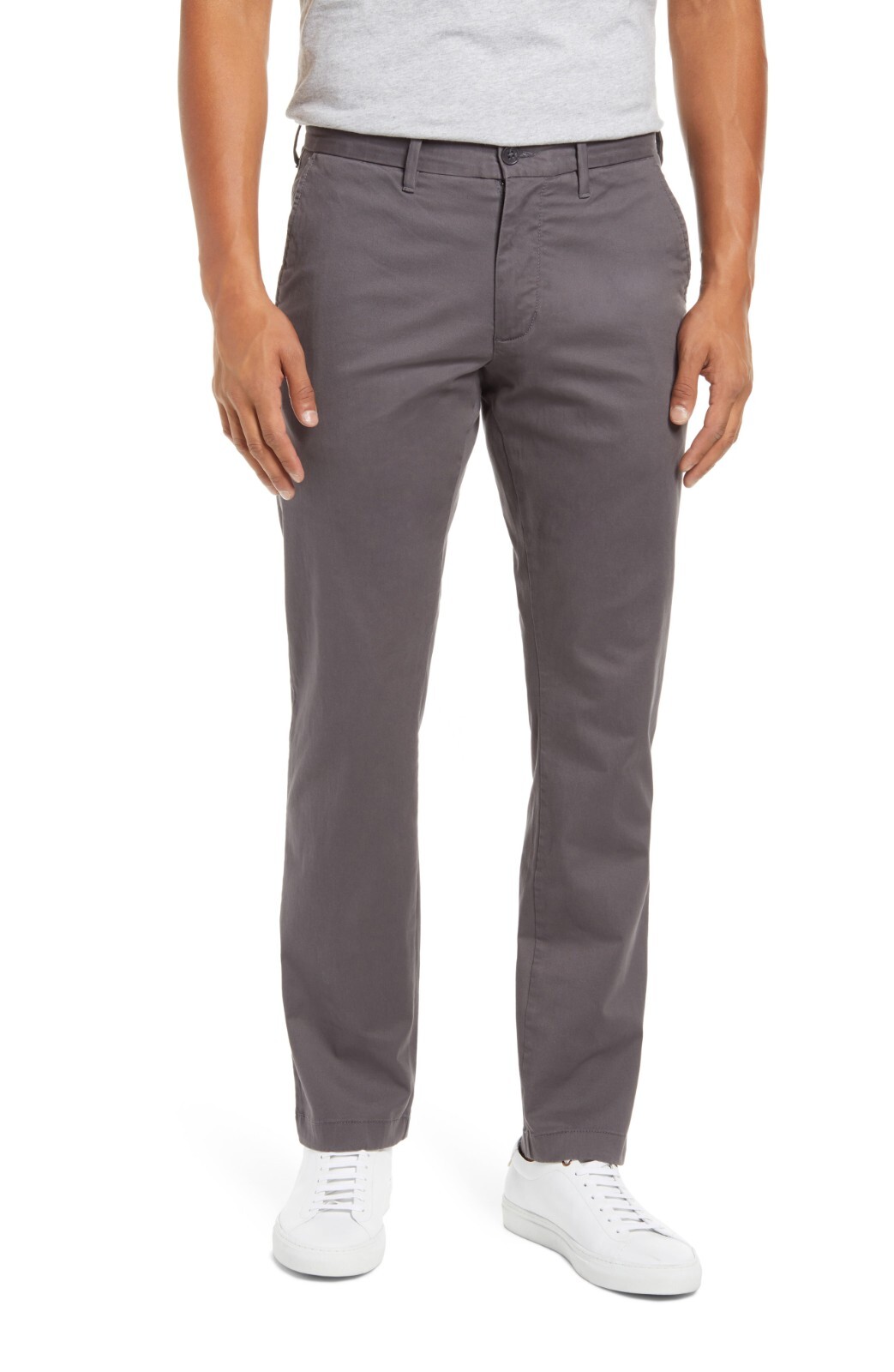 1901 Men's Ballard Slim Fit Washed Chino Pants in Navy India