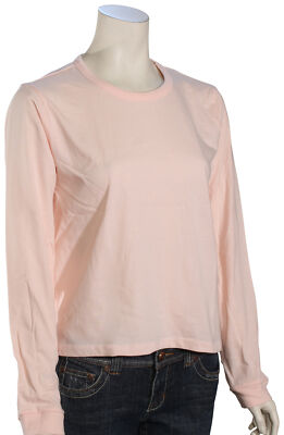 

Женская футболка Hurley Solid Perfect Crew LS — Echo Pink — Новинка, Красный