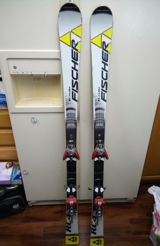 Fischer 156 cm RC4 World Cup SC A055 R12 Skis With Salomon