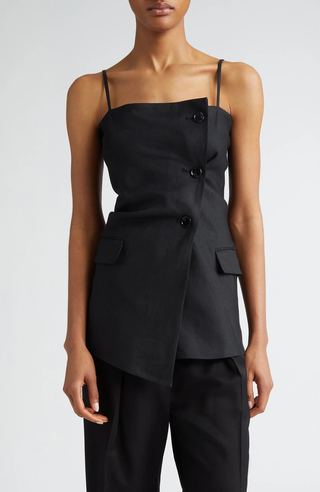 Acne Studios｜SLEEVELESS (AC0728 228) Acne Studios - Tank top - Fitted unisex fit - Faded Grey