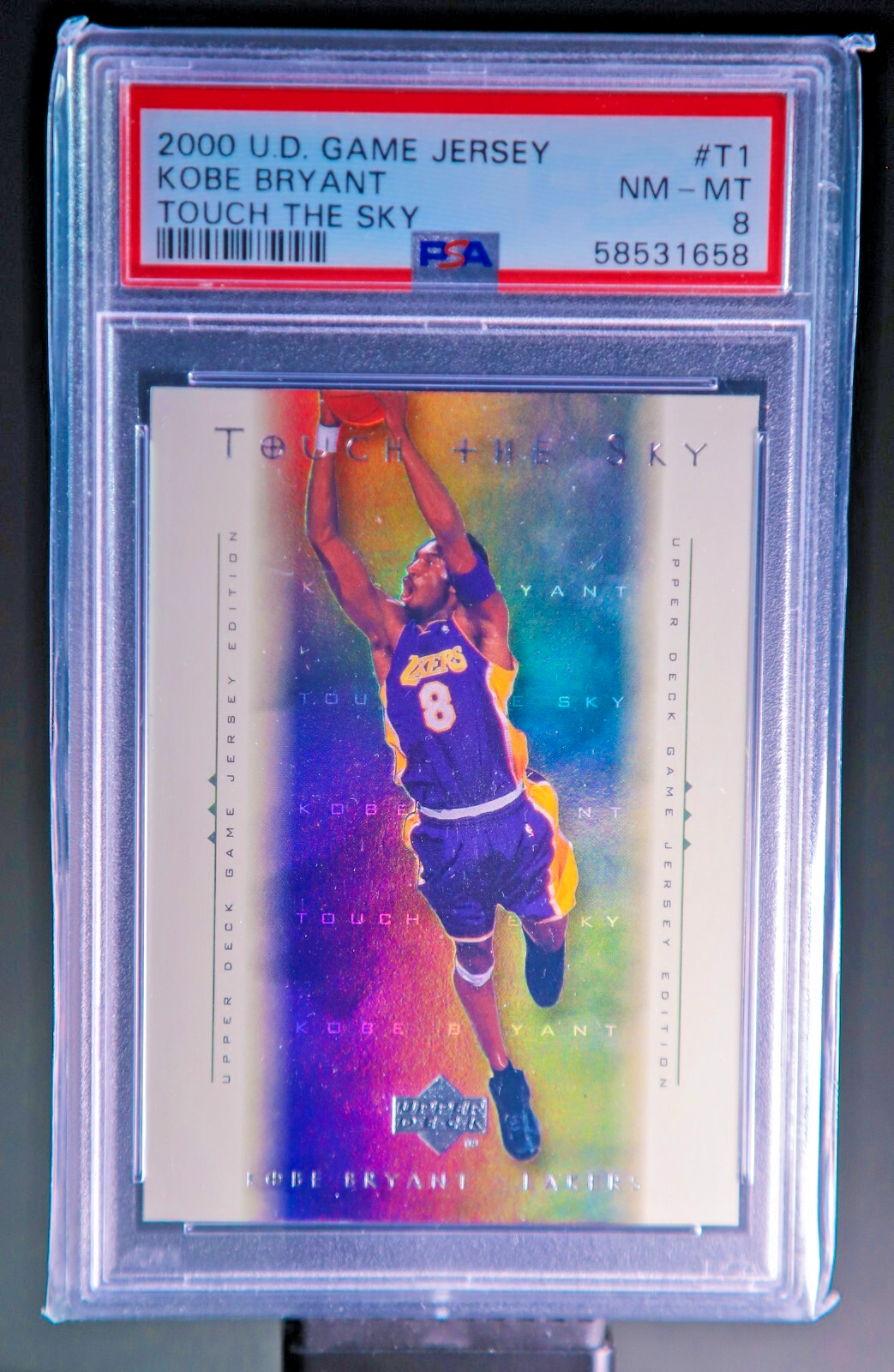 2000 Upper Deck Game Jersey - Kobe Bryant Touch the Sky