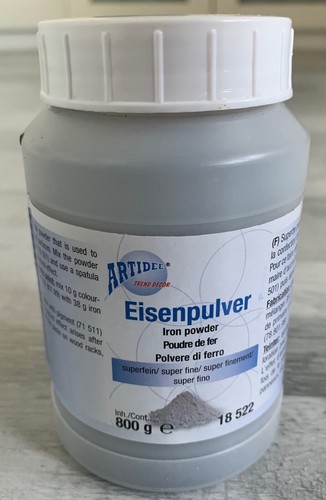 ARTIDEE Trend Decor - Eisenpulver 800g superfein 18 522 Dose Iron powder