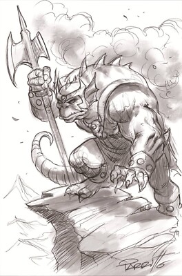 Thundercats #5 Parrillo 1:10 Cvr X B&W Virgin Line Dynamite 2024 1st Print NM