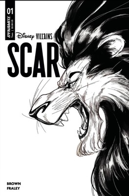 DISNEY VILLIANS SCAR 1 NM CVR I 1:15 LINDSAY B&W VARIANT DISNEY100 PRESALE4/5/23