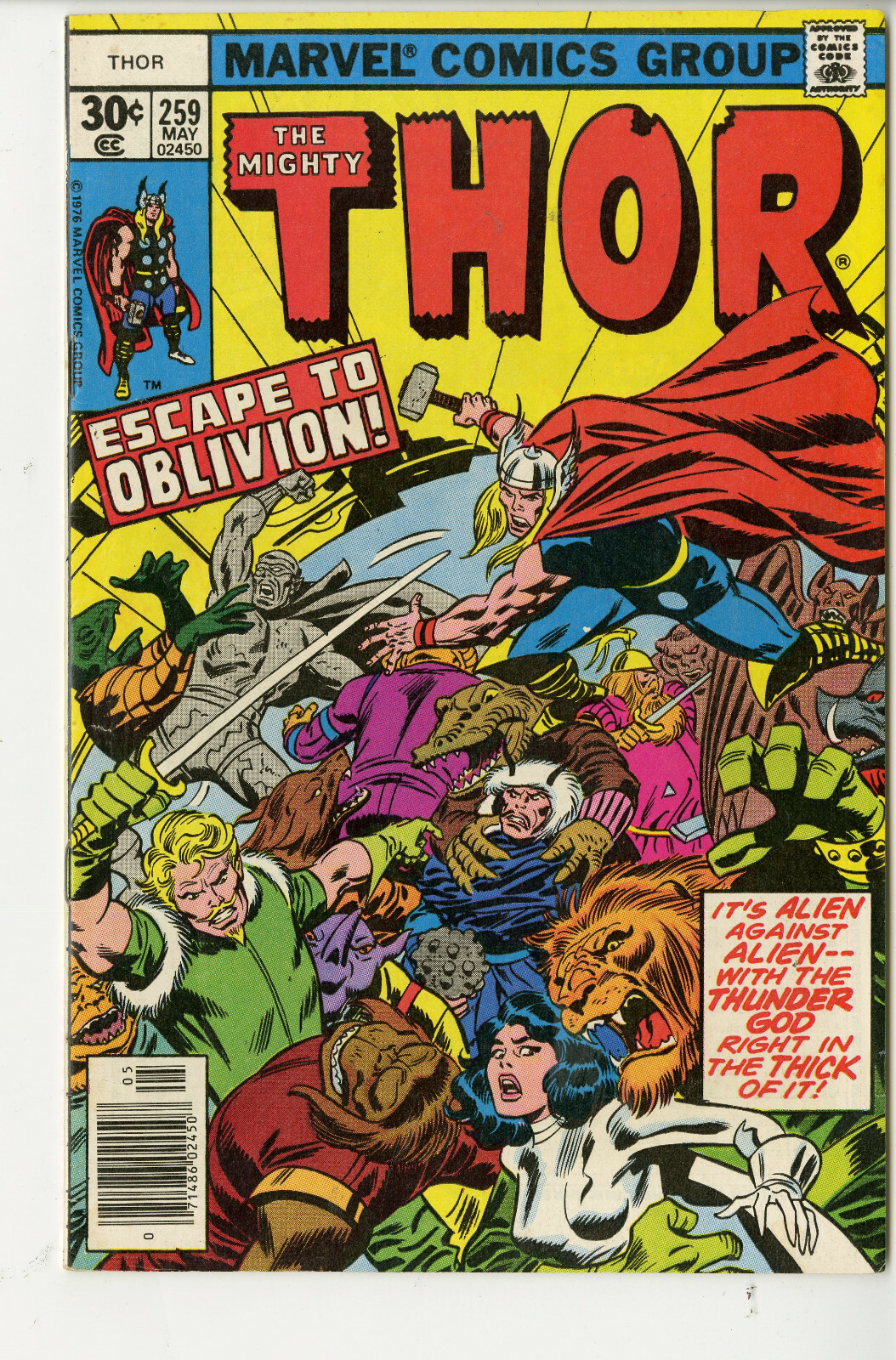 The Mighty THOR #259 Marvel Comics 1977 | eBay