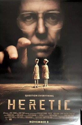 Heretic D/S 27x40 A24 Original Movie Theater Poster