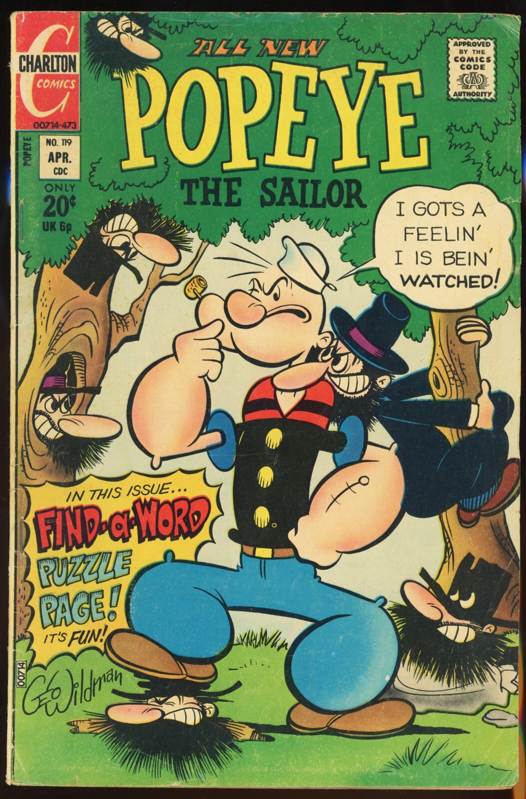 POPEYE 19冊 POPEYE 19冊 Popeye The Sailor No. 19 Heritage Editions 1976