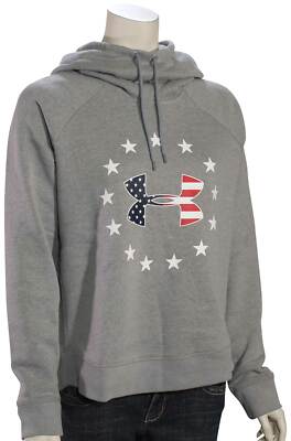 

Женская толстовка Under Armour Freedom — Steel Light Heather — Новинка, Grey