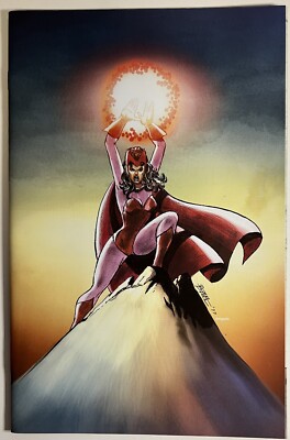 Scarlet Witch Annual #1 George Perez 1:100 Virgin Variant NM 9.4 Marvel 2023