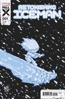 ASTONISHING ICEMAN #1 SKOTTIE YOUNG VARIANT NM X-MEN WOLVERINE ROGUE CYCLOPS