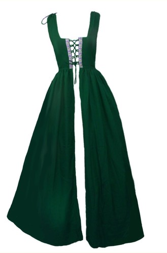 Renaissance Queen - Emerald Green - Medieval - Costume - Women - 4 Sizes