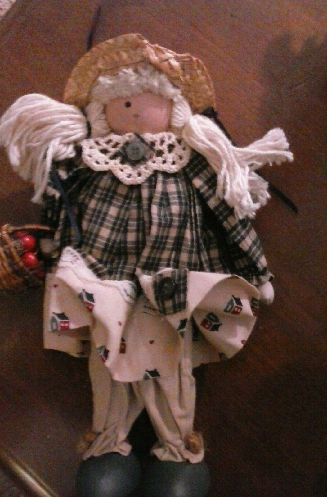 Vintage lot of 3 Rag Dolls