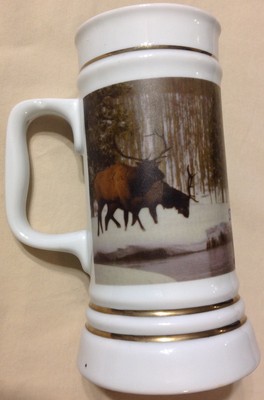 Stroh's 2000 Wildlife Stein House of Wiebracht Made in Germany First in Series