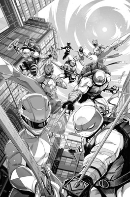 Mighty Morphin Power Rangers/ TMNT III #1 G 1:10