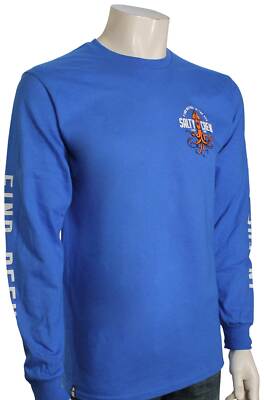 

Футболка Salty Crew Colossal LS — королевский — новинка, Синий