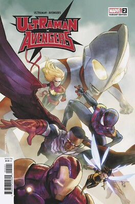 Marvel Ultraman X Avengers #2 (of 4) - CA Francesco Mobili Variant - Bag & Board