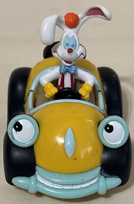Who Framed Roger Rabbit and Bennie the Cab - Amblin Pull Back Friction Car