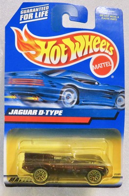 Vintage 2000 Hot Wheels #180 - Jaguar D-Type - Factory Sealed - 1:64