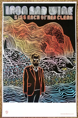 IRON AND WINE Album POSTER Kiss Each Other Clean 11x17