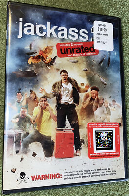 Jackass 3 (DVD, 2011, Rated/Unrated) New Sealed