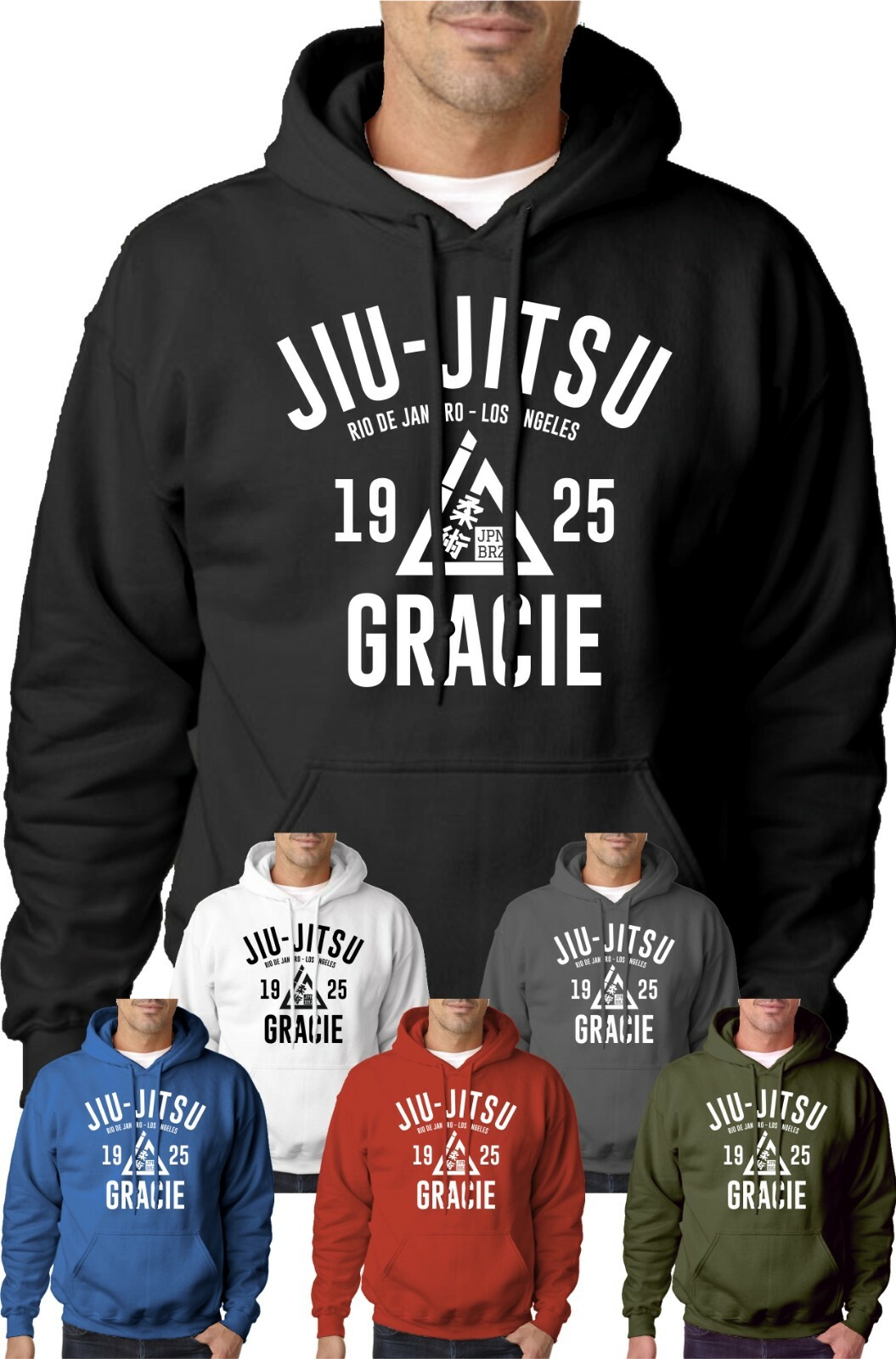 Brazilian Jiu Jitsu Gracie Hoodie Clothing Martial Arts BJJ UFC Top MMA  Hoody | eBay