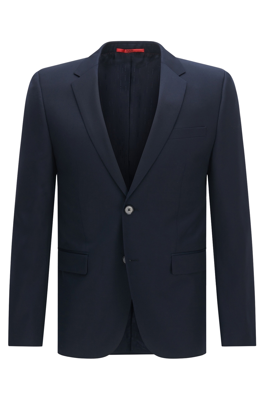 HUGO BOSS 134918 Men's Dark Bleu Virgin Woo Slim Fit 'Aeron' Jacket Sz 40R