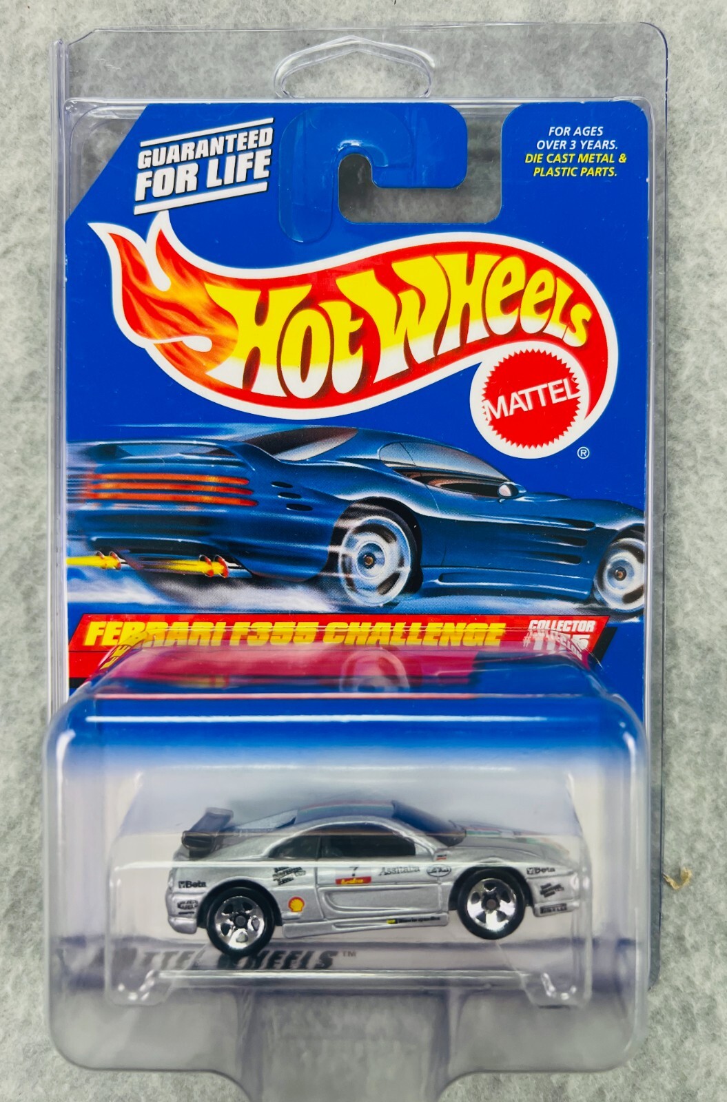 🇮🇹🇮🇹Hot Wheels Ferrari F355 Challenge Silver #1115 H23