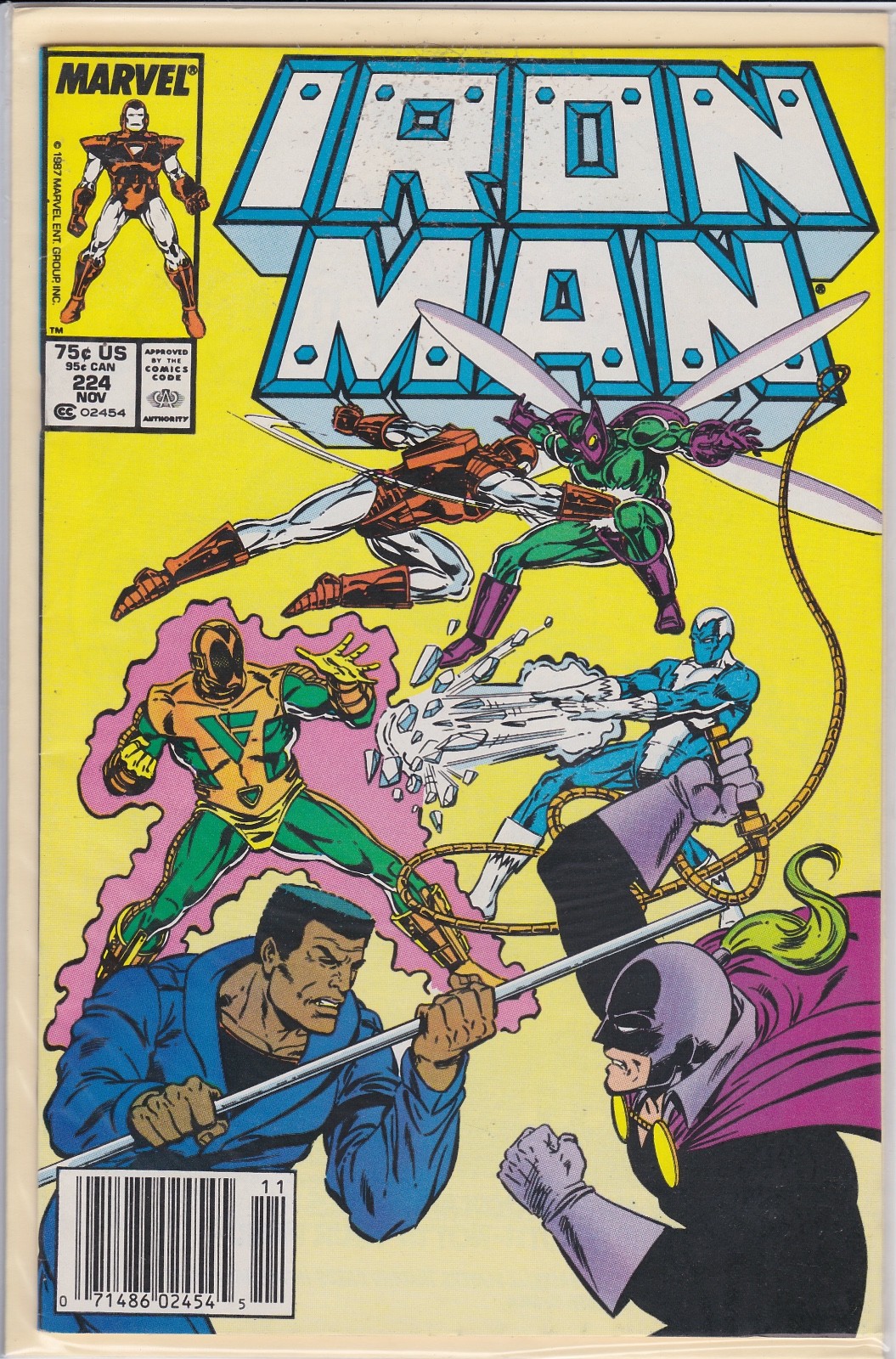 MARVEL - MARVEL IRON MAN NOV #224 MARVEL COMIC BOOK (1987) | eBay