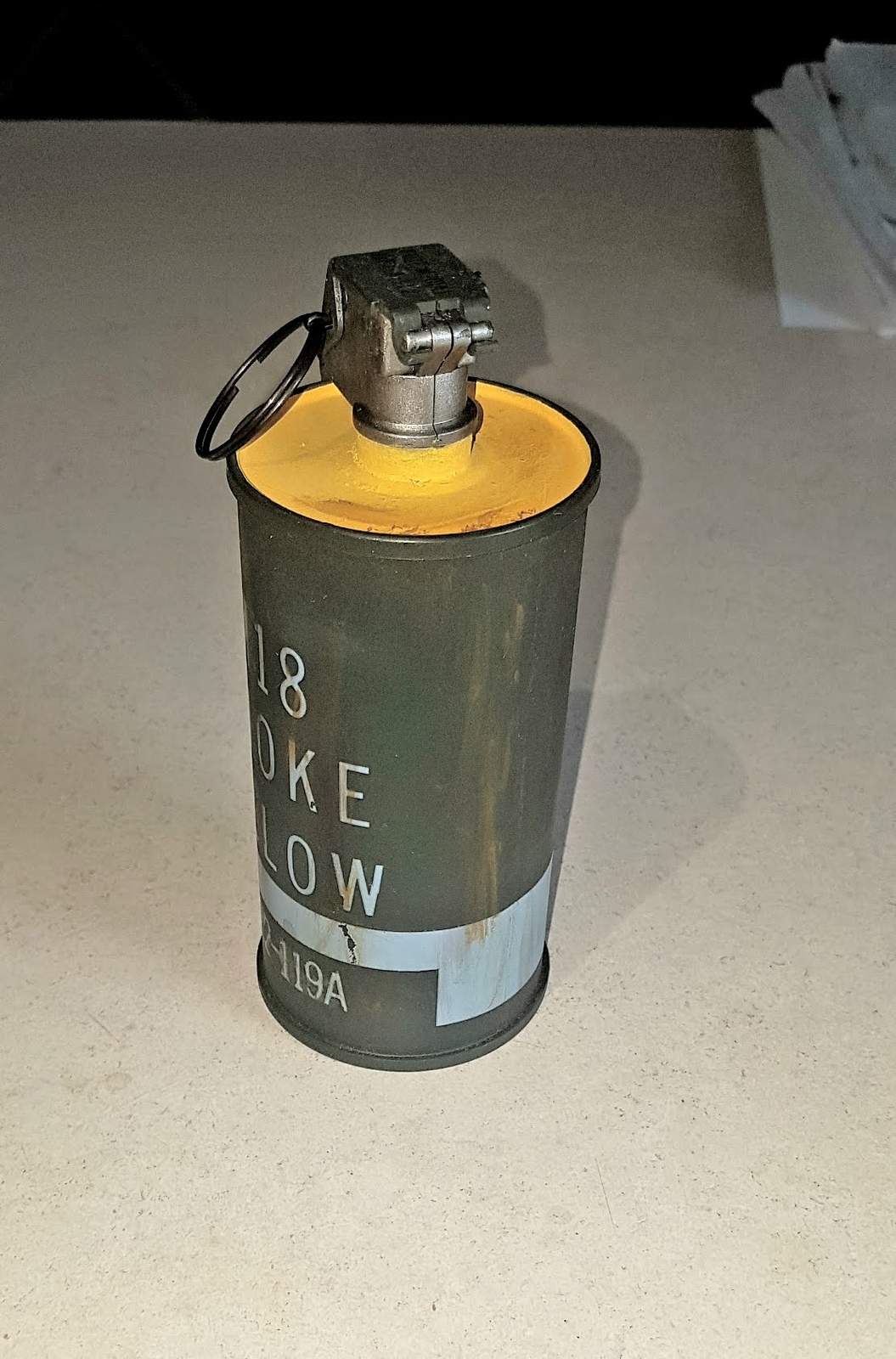 M18 スモークイエロー TMC M18 スモークグレネード ディスプレイモデル カラー